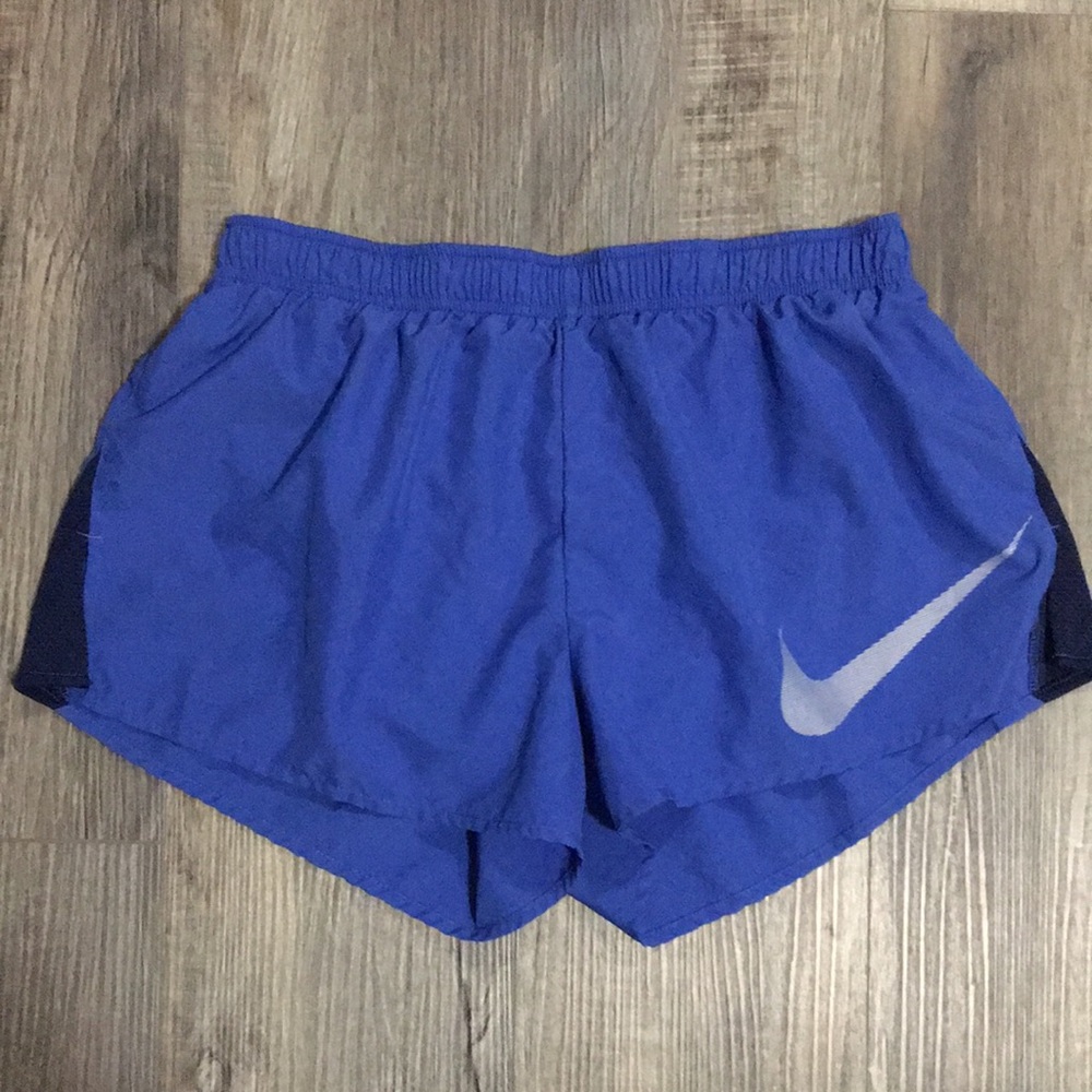 Nike Women's Blue Dri-Fit Running Shorts